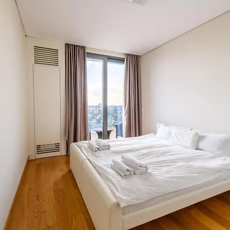 公寓 Bw Residences Penthouse 2bdr With Pool&gym 贝尔格莱德